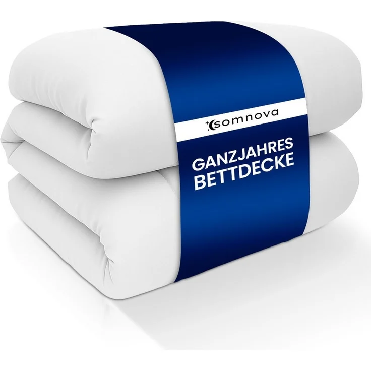 Gentle North Microfaserbettdecke Schlafdecke - Ganzjahresdecke o. Sommerdecke für Allergiker geeignet, Füllung: Kunstfasern, für Allergiker geeignet - Besonders Flauschig & waschbar bei 95° – Bild 1