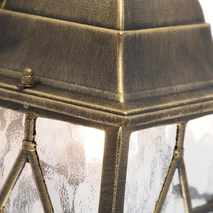 Qazqa Außen-Wandleuchte London, ohne Leuchtmittel, E27, Bronze, Landhaus, Aluminium, 1-flammig – Bild 8