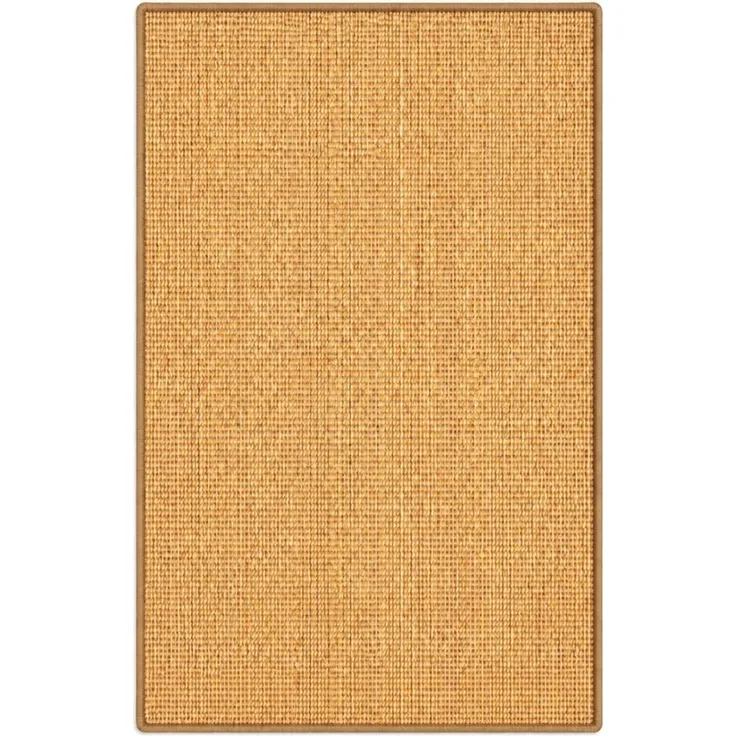 Kubus Sisalteppich Moa Sisal-Teppich aus 100 % Sisal mit Latexrücken und Kettelung, Farblich abgestimmte Kettelung