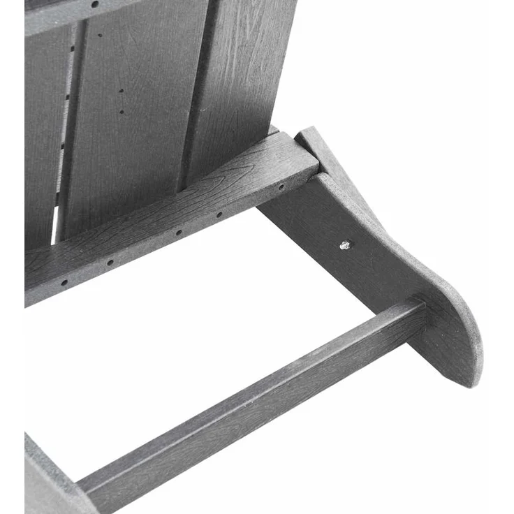 vidaXL Gartenstuhl 2 pcs Hellgrau 80,5 x 74,5 x 92 cm Polyethylen 3335821 – Bild 7
