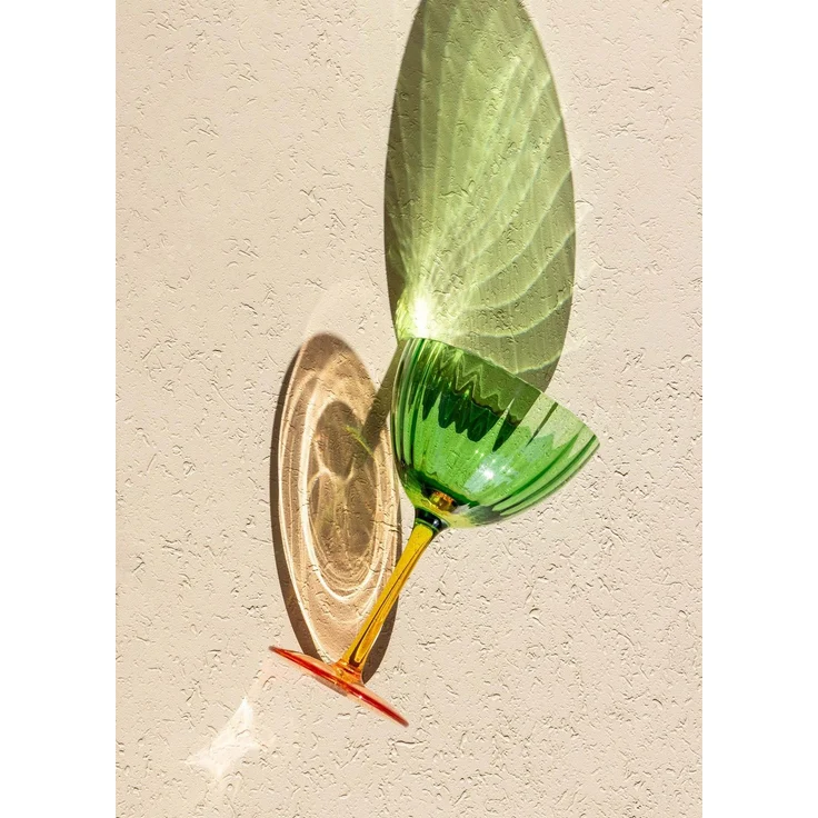 Hermia Concept 'BRD0118' Weinglas, Grün, 10 x 10 x 15 cm, 240 ml – Bild 3