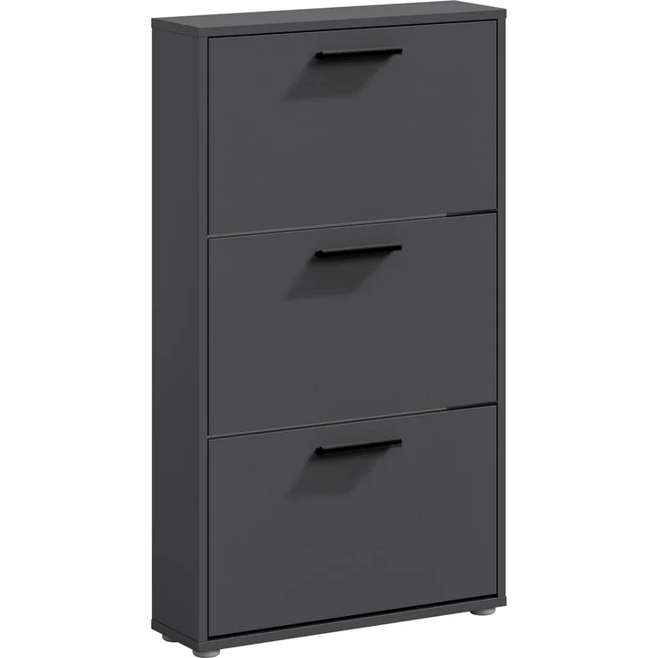 Carryhome 'SAM' Schuhkipper, Holznachbildung anthrazit, 59 x 103 x 17 cm, Platz für 9 Paar Schuhe – Bild 1