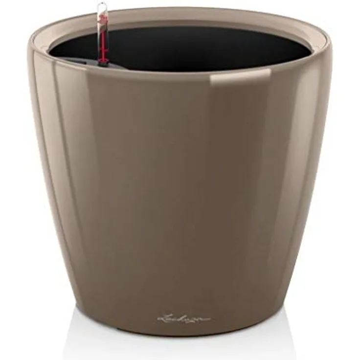 LECHUZA CLASSICO Premium LS 35 taupe hochglanz 16065