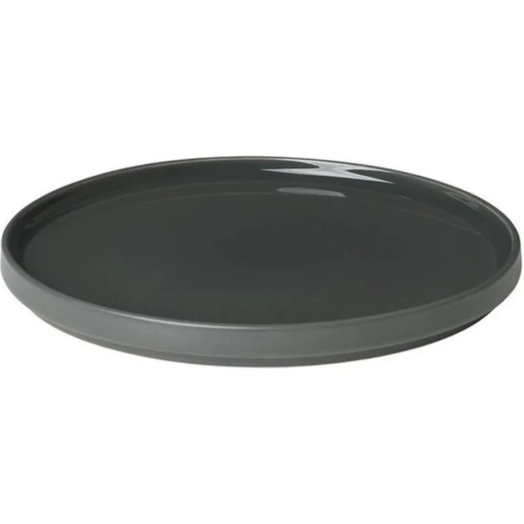blomus Teller -PILAR- aus Keramik, Dessertteller, 20 cm, Spülmaschinenfest, Mikrowellengeeignet