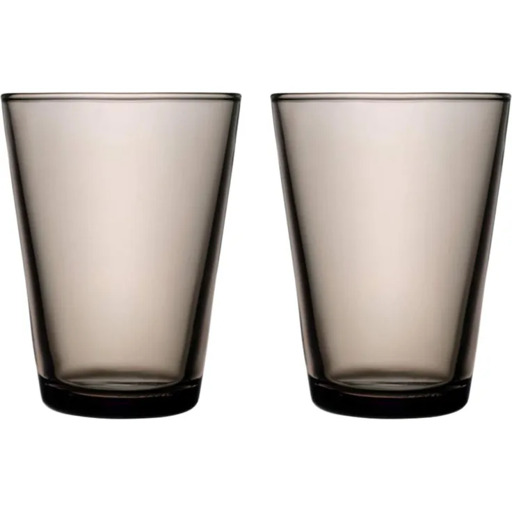 Iittala Kartio Glas - 40 cl - Leinen - 2 Stück 1051120