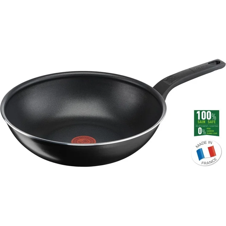 Tefal Wokpfanne 28cm Schwarz Antihaft Braten Kochen Küche Schmoren Gemüse Speise – Bild 10