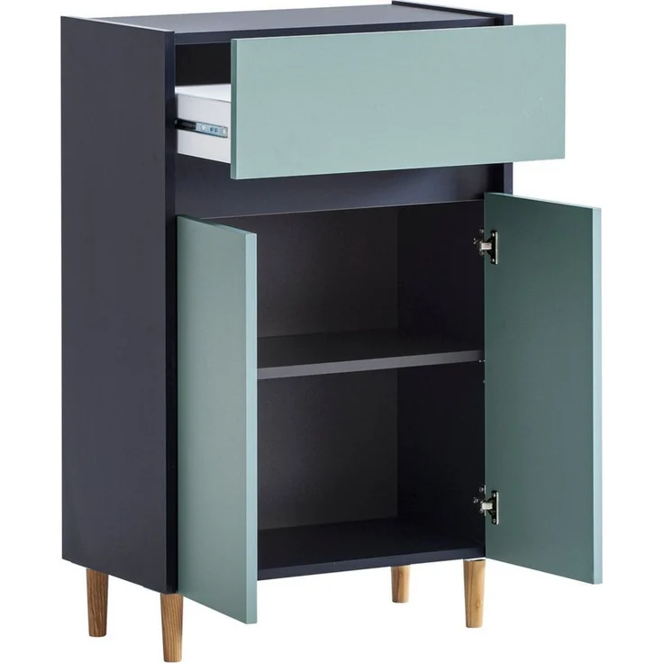 Schildmeyer Unterschrank Lovis, Holzwerkstoff, Nachtblau/Taubenblau, Breit – Bild 2