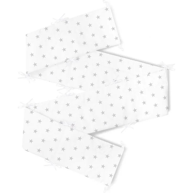 Amilian Bettnestchen Bettumrandung 360x30 cm für Babybett 120 x 60 cm geeignet (rundherum), (Nestchen, Kantenschutz), Umrandungen