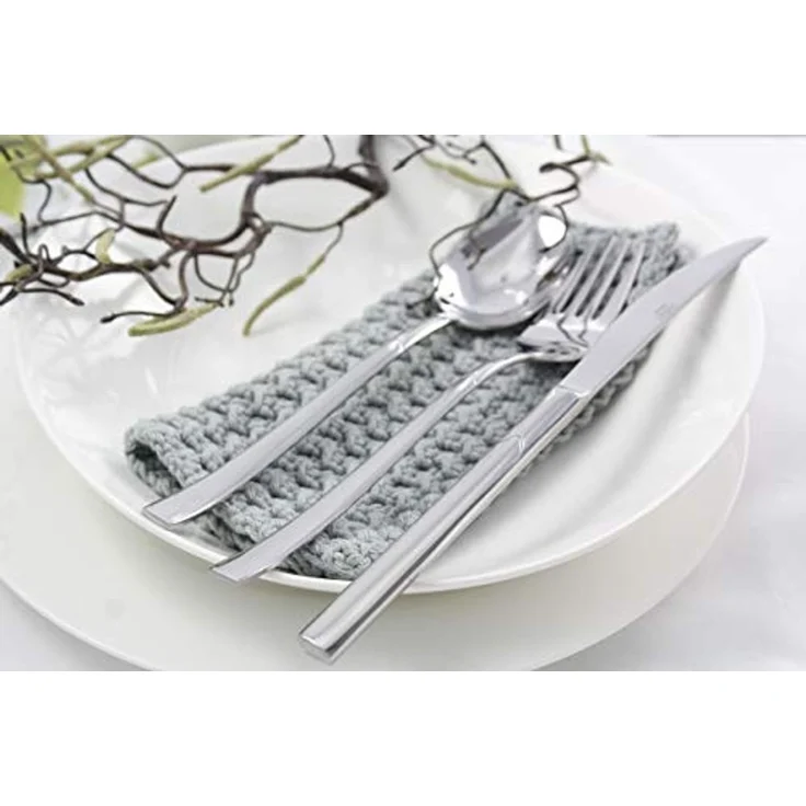 Mulex Besteck-Set Morena (60-tlg), 12 Personen, Edelstahl, hochglanzpoliert – Bild 3