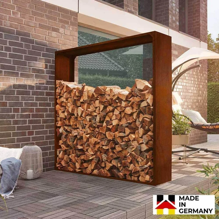 HOME DELUXE Holzlager aus Stahl NANGA - Made in Germany – Bild 2