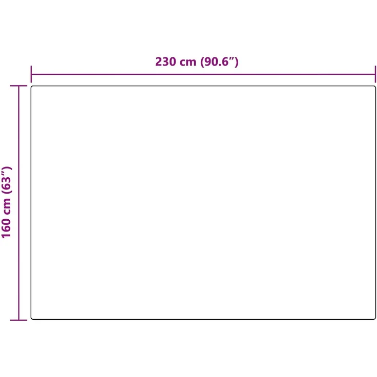 vidaXL Rutschfester Kunstfellteppich Olite Beige 160 x 230 cm 42021638 – Bild 9