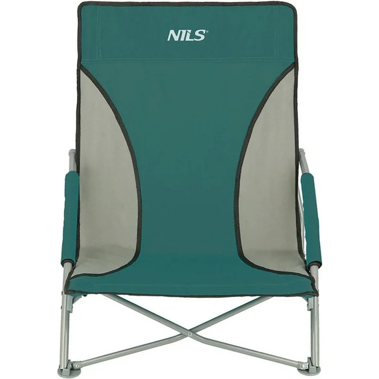 Nils Campingstuhl Strandstuhl Klappstuhl Outdoorstuhl (Spar-Set, 1 St), klappbar, Tragetasche, 120 kg, rutschfeste Füße – Bild 1