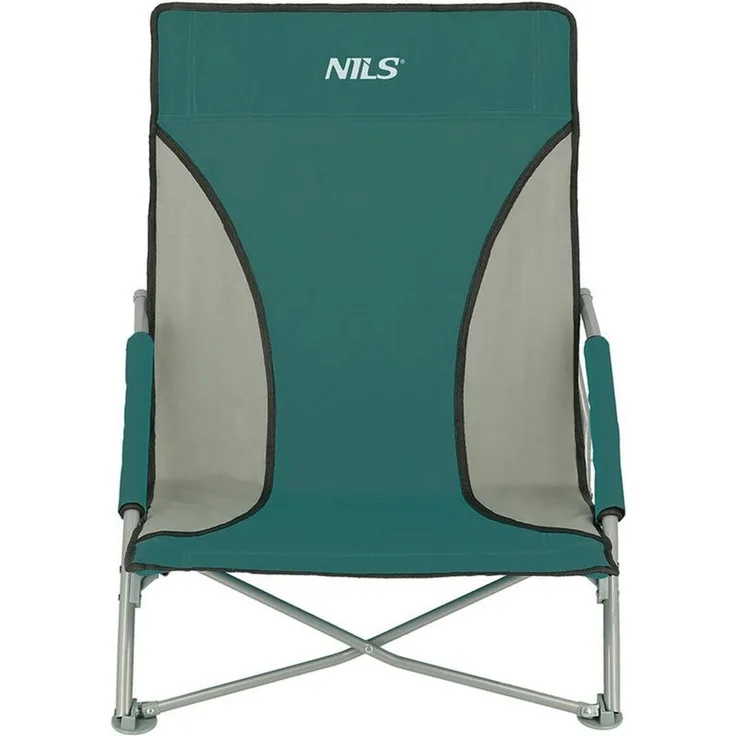 Nils Campingstuhl Strandstuhl Klappstuhl Outdoorstuhl (Spar-Set, 1 St), klappbar, Tragetasche, 120 kg, rutschfeste Füße