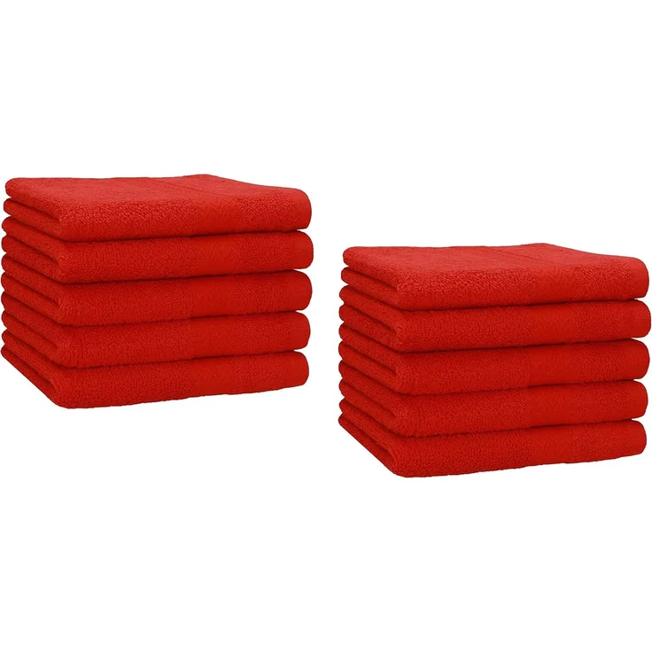 Betz Gästehandtücher 10 tlg. Gästehandtücher-Set PREMIUM 100 % Baumwolle 30x50cm, 100% Baumwolle (10-St)