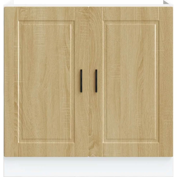 vidaXL Spülenunterschrank Porto Sonoma-Eiche 80x46x81,5 cm 853930 – Bild 3