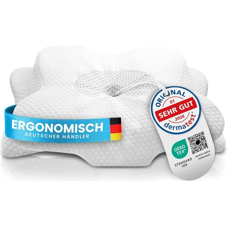 Gentle North Nackenstützkissen Orthopädisches Nackenstützkissen aus hochwertigem Memory Foam – Bild 1