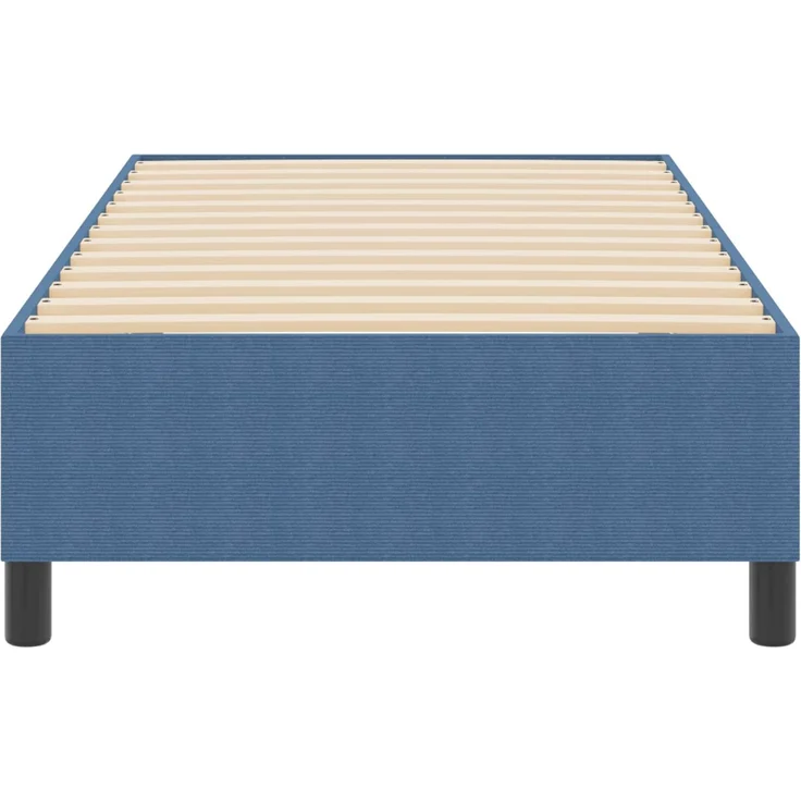 vidaXL Plattformbettgestell Blau 100 x 200 cm Cordstoff 3337395 – Bild 5