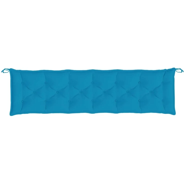vidaXL Gartenbank-Auflagen 2 Stk. Hellblau 200x50x7 cm Oxford-Gewebe 361739 – Bild 4