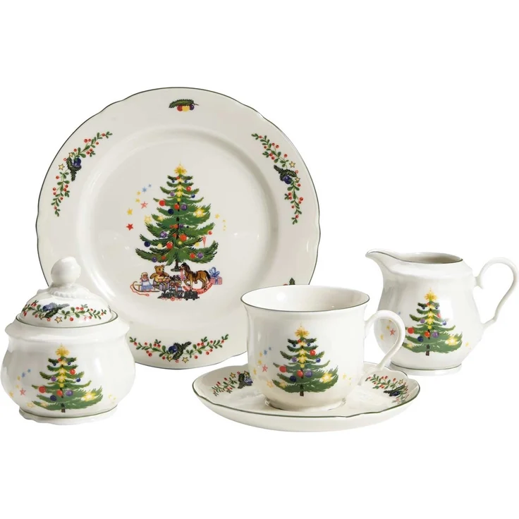 Seltmann Weiden Marieluise Weihnachten Kaffeeservice 20-teilig – Bild 1