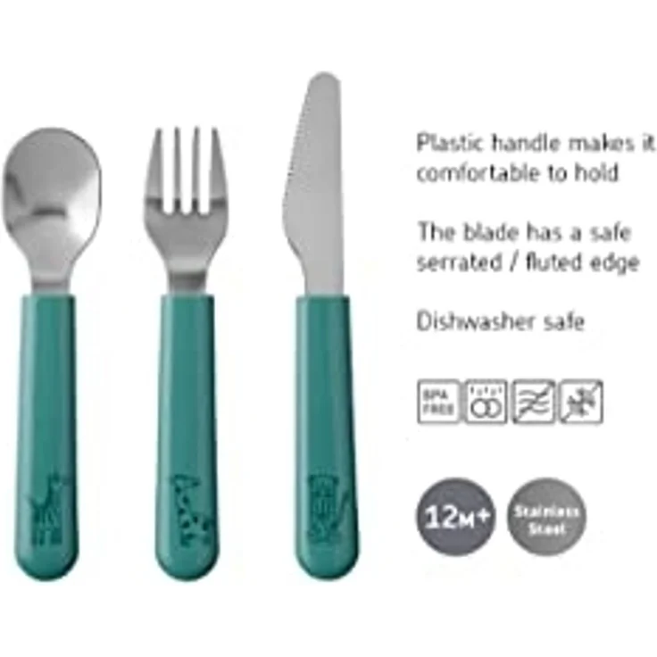 Mepal Little Farm Besteckset Grün – Bild 3