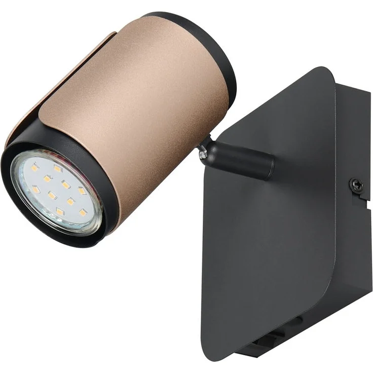 Trio Spot Gillan GU10 schwarz coffee – Bild 2