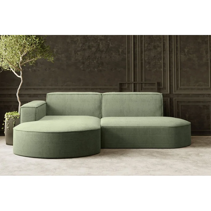 Kaiser Möbel Ecksofa Designer MODENA STUDIO L stoff Poso, Neve, Quelle – Bild 1