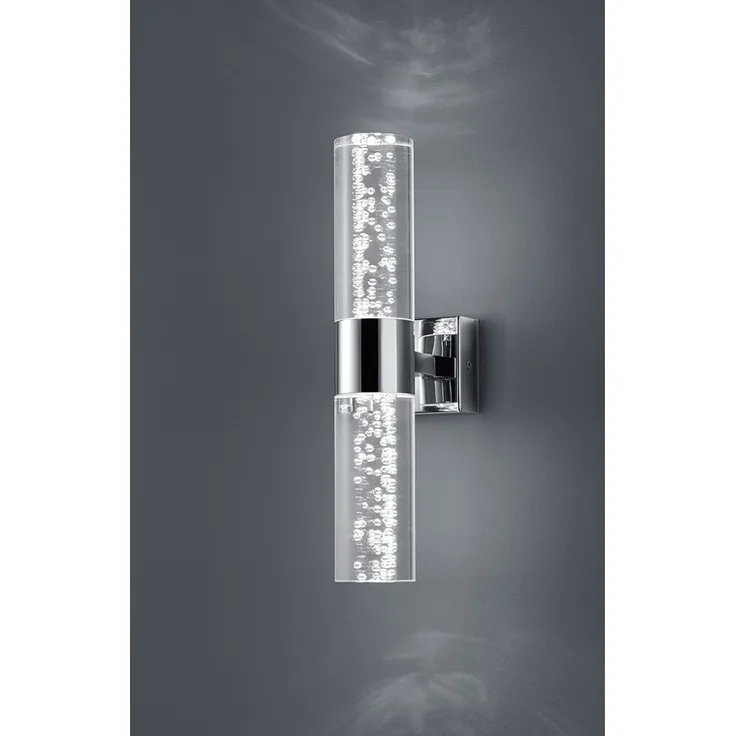 Vornehme 6,4 Watt LED Wandleuchte in Chrom