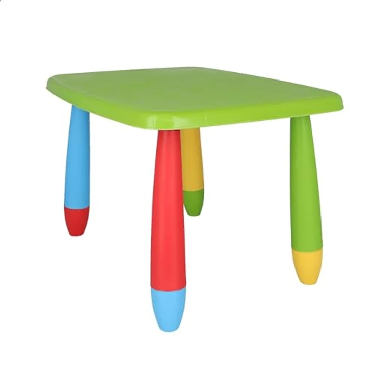 Mueblear 90046 Kindertisch, rechteckig, Kunststoff, Grün, 73 x 58 x 48 cm – Bild 2