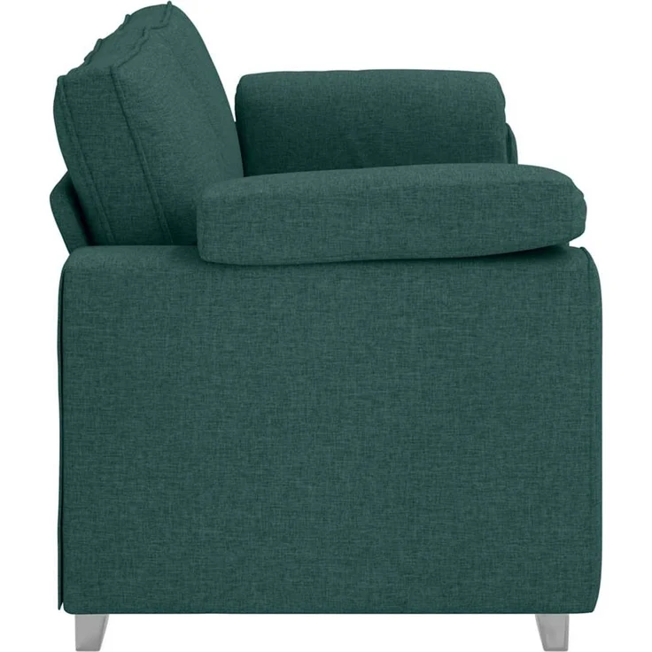 vidaXL 3-Sitzer-Sofa Dunkelgrün 220 cm Stoff 4105242 – Bild 6