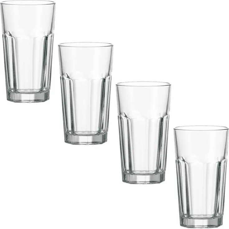 Leonardo Wasserglas Set 4-tlg. Rock 540ml