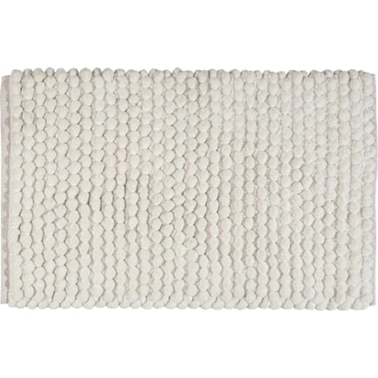 WENKO SOLIVO Badteppich 50 x 80 cm, Weiß – Bild 1