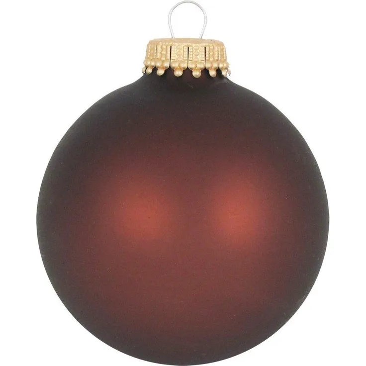 Krebs Glas Lauscha Weihnachtsbaumkugel CBK83313, Weihnachtsdeko, Christbaumschmuck, Christbaumkugeln Glas (8 St)