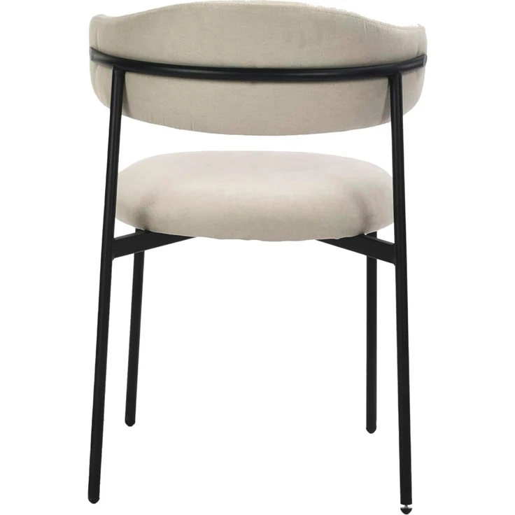 byLIVING Esszimmerstuhl Jersey (2er-Set) (Set), Gestell Metall schwarz, Küchenstuhl, Webstoffbezug, diverse Farben – Bild 7