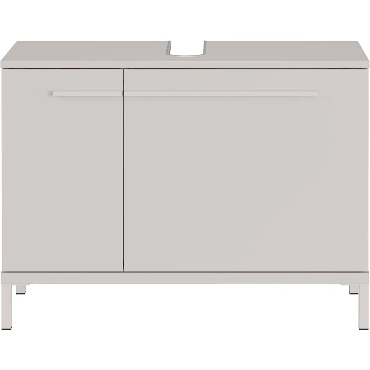 GERMANIA Waschbeckenunterschrank Waschbeckenunterschrank (1-St) Waschbeckenunterschrank mit Siphonausschnitt – Bild 1