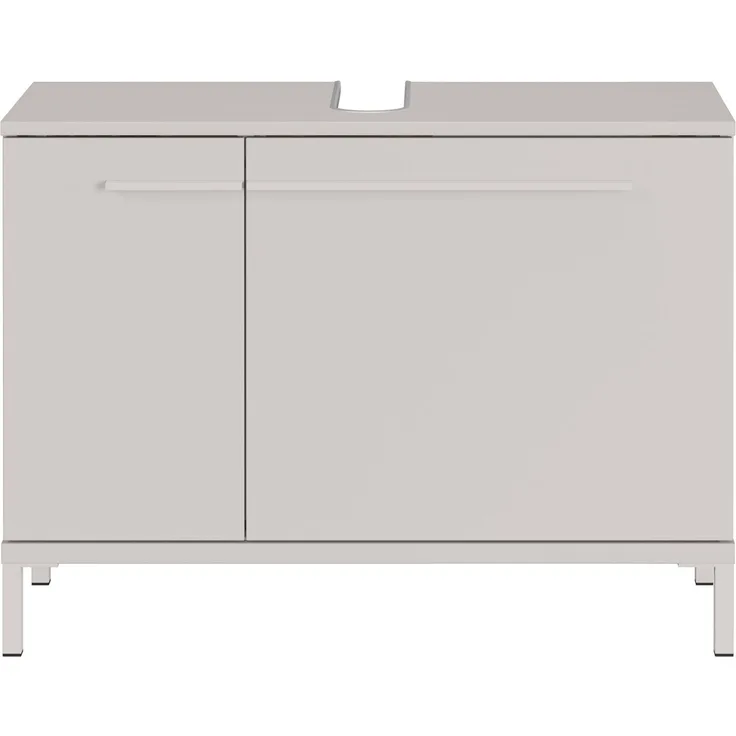 GERMANIA Waschbeckenunterschrank Waschbeckenunterschrank (1-St) Waschbeckenunterschrank mit Siphonausschnitt