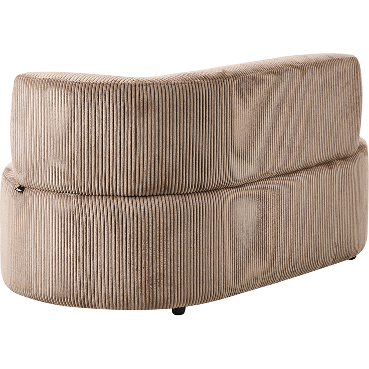 Rechtsseitige Chaiselongue VANVEY Cord Sandbeige – Bild 6