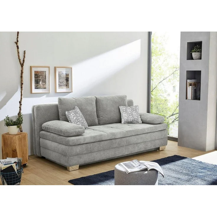 Jockenhöfer Gruppe Schlafsofa Lincoln, mit Bettfunktion und Bettkasten, als Dauerschläfer geeignet – Bild 1