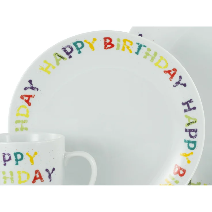 Happy Birthday, Frühstücksset 12-tlg (mo) – Bild 6