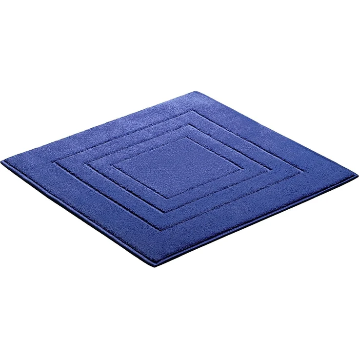 Vossen Badematte Feeling, Höhe 10 mm, beidseitig nutzbar, fußbodenheizungsgeeignet, Baumwolle, quadratisch, Badteppich, Uni-Farben, mit Bordüre, Hoch-Tief Effekt, reine Baumwolle – Bild 4