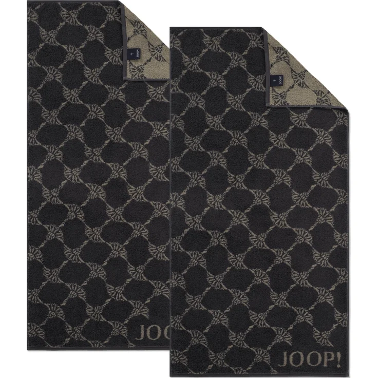2 Stück Joop! Handtuch Cornflower 1721-73 Schiefer 50x100 – Bild 1