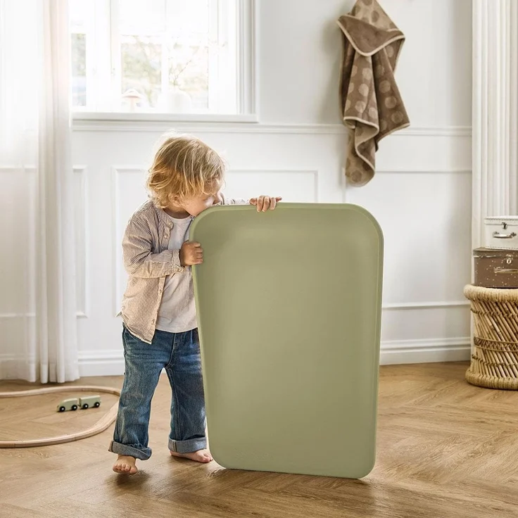 Leander Matty Wickelunterlage - Olive Olijf Groen – Bild 7