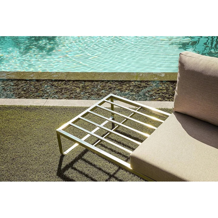 greemotion 'Sydney' Lounge-Set, 4-teilig, Edelstahl-Ecksofa-Set mit Tisch und Polstern – Bild 6