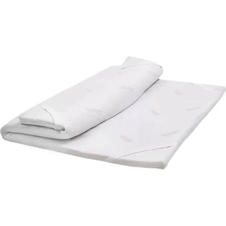 Talamo Italia - Regolo-Einzelauflage, Übermatratze zur Verbesserung der Körperhaltung, Auflage aus Memory-Schaum, hypoallergene und atmungsaktive Auflage, 100 % Made in Italy, 90 x 190 x 5 cm – Bild 3