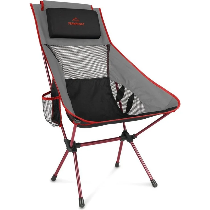 normani Campingstuhl Ultraleichter Campingstuhl Pewanuck, Outdoorstuhl Hochlehner Faltstuhl Strandstuhl Anglerstuhl – Bild 2