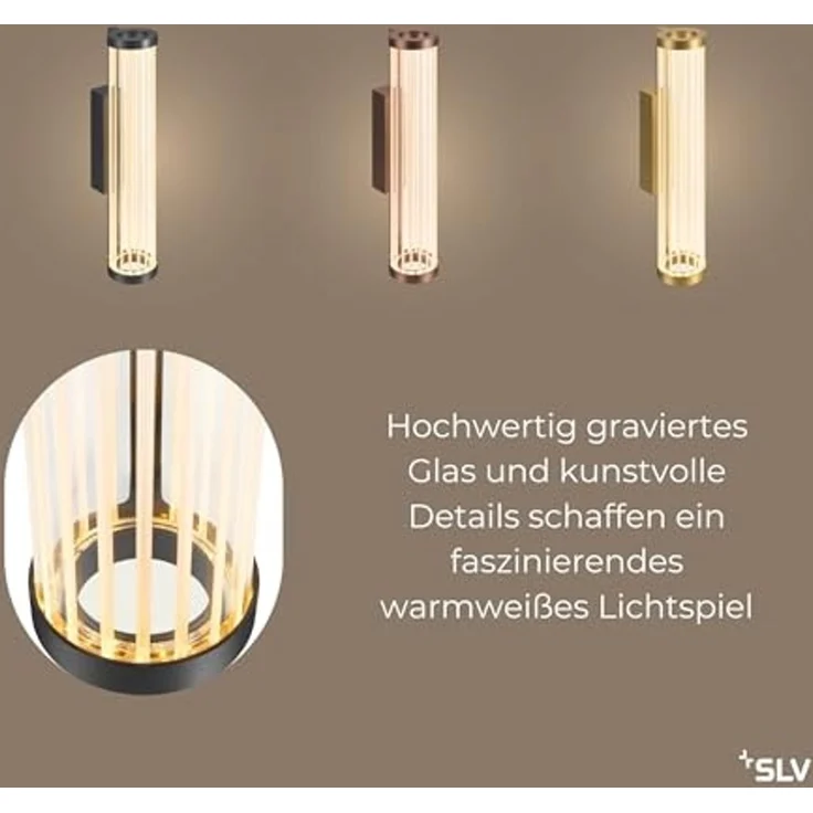 SLV 1008035 QUIMERA Wandaufbauleuchte 2700-3000K PHASE dunkel bronze – Bild 4