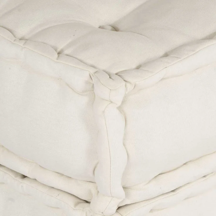 vidaXL Modulares Sofaelement Creme 70x70x36 cm Stoff 4019023 – Bild 8