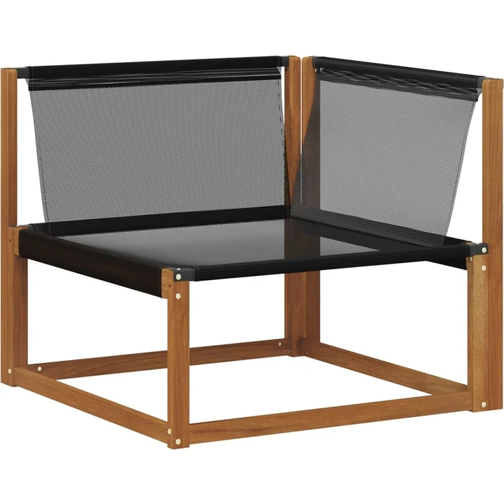 vidaXL Outdoor Ecksofa Massivholz Akazie Natur 900640 – Bild 3