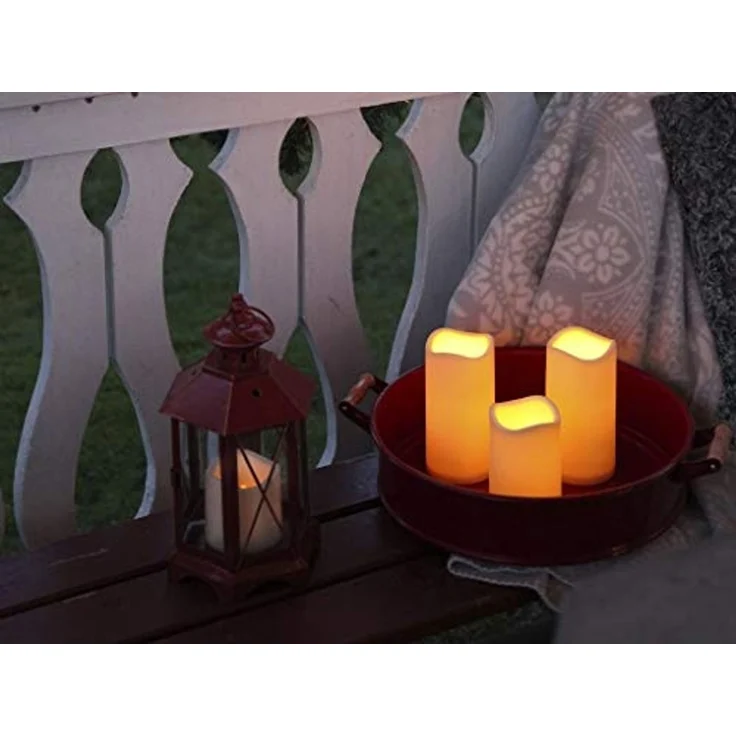 LED-Leuchtkerze aus Kunststoff, flackernd, ca. 11,5 – Bild 2