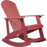 Garten-Schaukelstuhl ADIRONDACK Rot