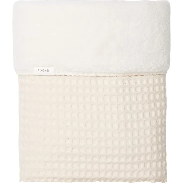 Koeka Oslo Babydecke Waffel / Natural / Pebble Wei